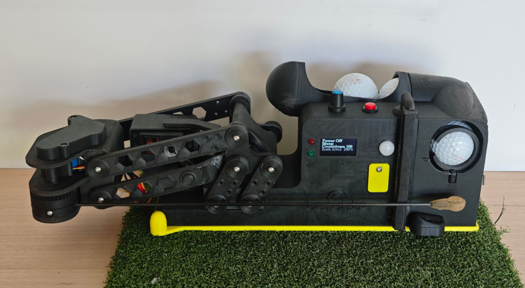 Electronic golf tee